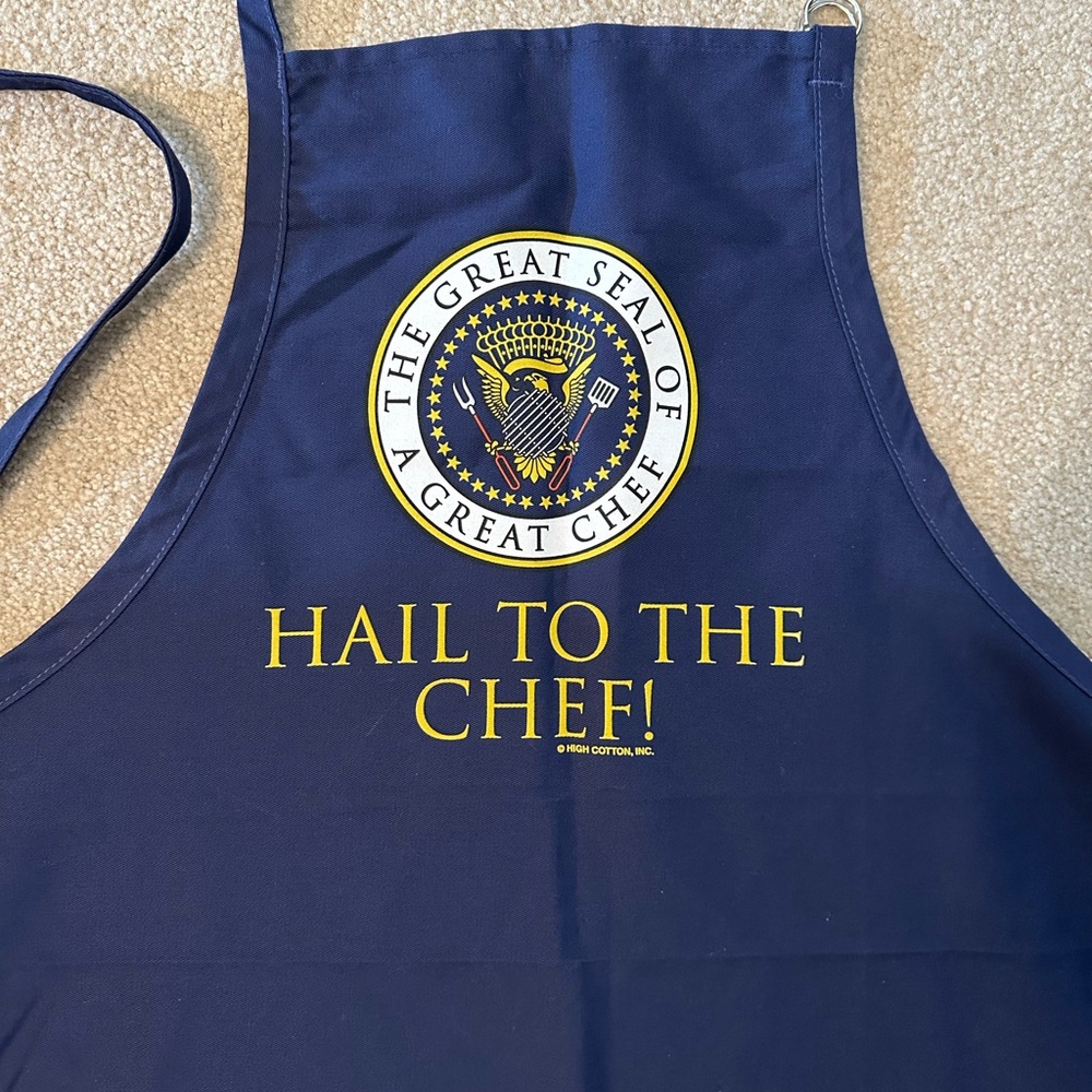 Blue Apron with Presidential Seal Design